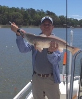 Lee Sucharda catching and releasing a nice red!