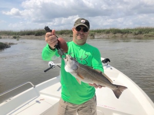 Mike Hazel with a nice red. Mike and Dave although not catching a had a variety of nice fish.