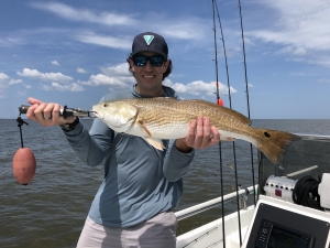 JT Prather with a large redfish!