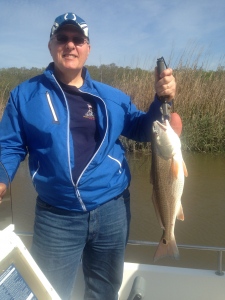 Mike Burdette with a nice red!