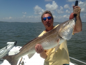 Ron Walters with a stag bass!