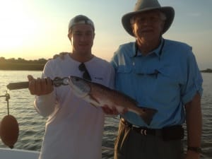 PJ Roberts with a schoolie red