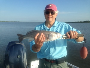 Peter Roberts with a nice schoolie red