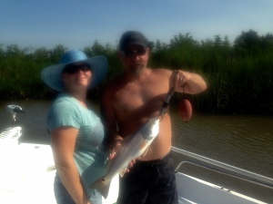 Cara and Brad Doran with nice red!