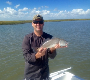 Mike Hynes catching some nice reds on a big tide!