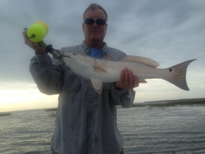 John Drawdy with a large red!