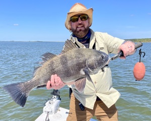 Dan with a nice black drum!