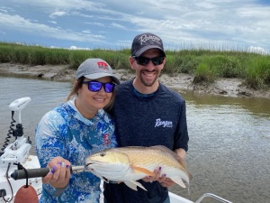 Mandy & Josh Schipper with a nice red!