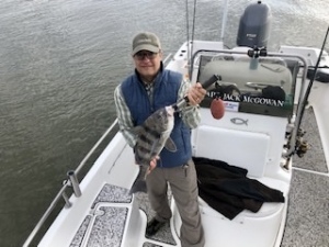 Bryant Rhyne catching and releasing some nice black drum!