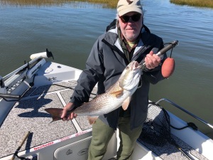 Windy Leavell with a nice red!