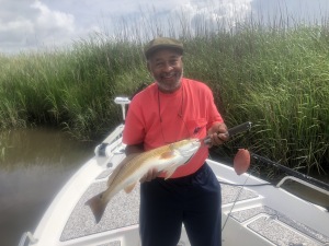 Dennis McAllister with a nice red!