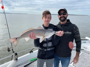Chris Dunagan & dad Chris with a nice red!