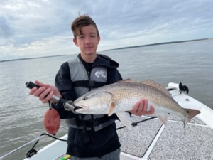 Clinton Dunagan with another nice red!