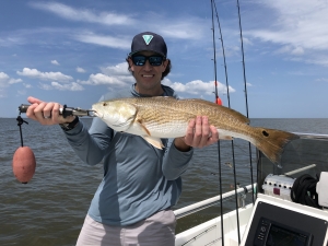 JT Prather with a large redfish!