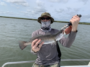 Drew Mexic catching nice sea trout!