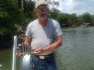 David Meyers with first sheepshead!