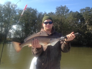 Hunter McKenzie with a nice redfish!