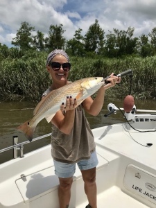 Erin Kennedy with a large red!