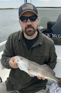 Mike Kreis with a nice redfish.