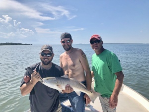 Budd, Isacc and Bob with a large red!