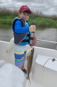 Oliver Dyckowski with a redfish!