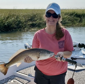Carmin Wills with a nice red!