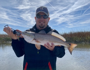 Kris Kenney with nice red.  Kris & wife on a nice bite!