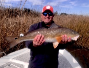 Jeff Crosby with a nice winter time red.