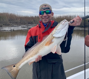 Dr. Gunter with a large red!