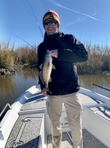 Tyler Felthous with a nice schoolie red.