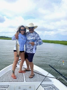 Allen & Sonya Shaffer.  Sonya caught a nice one!