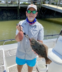 Capt. Jack with a nice flounder